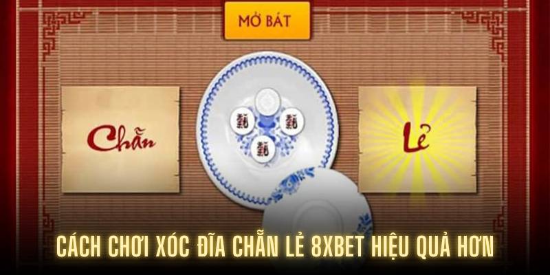 Cách chơi xóc đĩa chẵn lẻ 8XBET hiệu quả hơn
